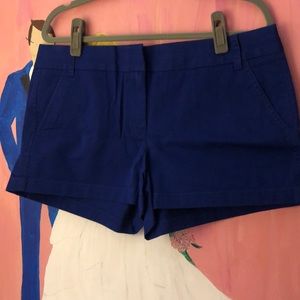 JCrew 3” Chino Shorts Royal Blue NWT